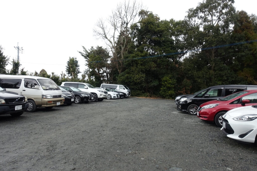 みのう山荘　駐車場